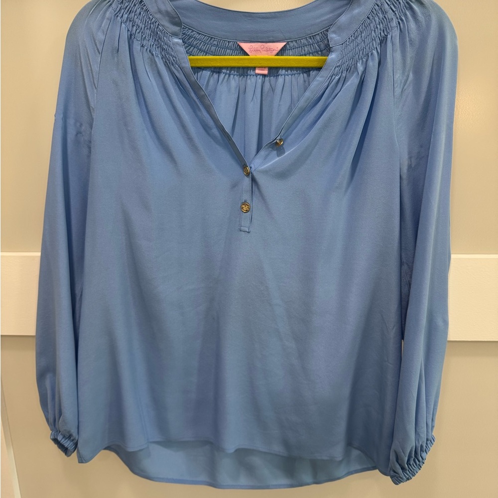 Lily Pulitzer  Blue Blouse